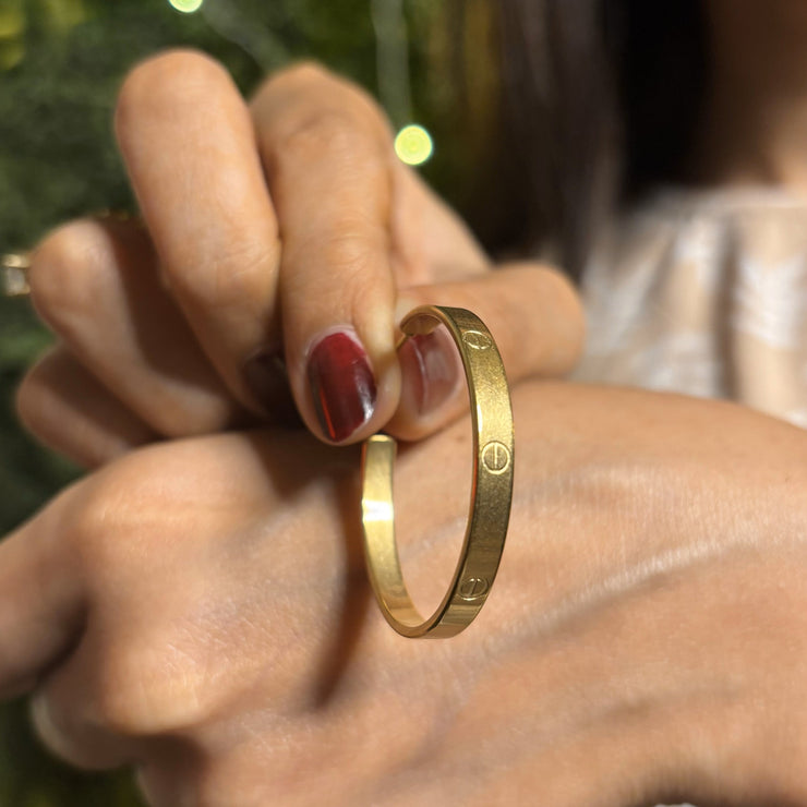 Cartier Love Hoop Earrings - Gold