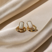 Aniera White Earrings