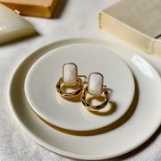 Aniera White Earrings