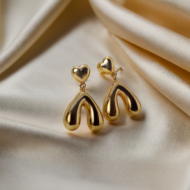 Dia Heart Earrings