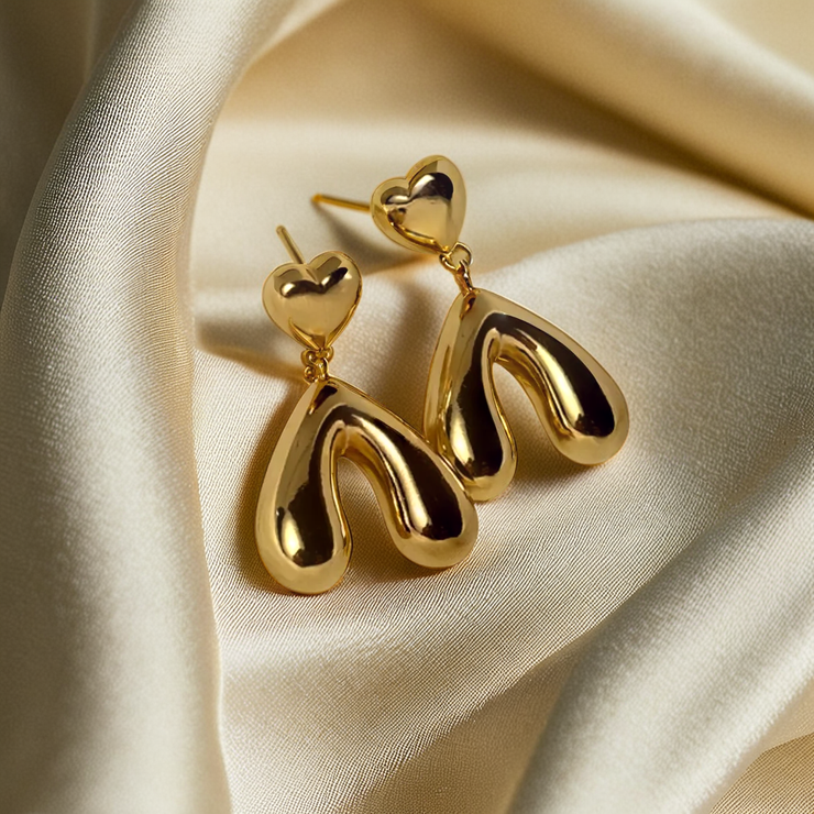 Dia Heart Earrings