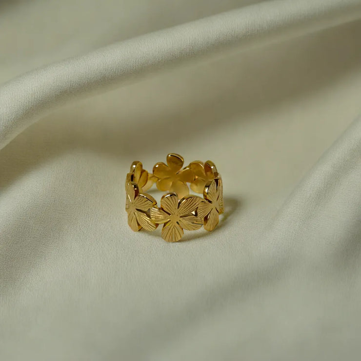 Floral Gold Ring