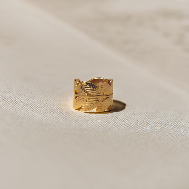 Gold Leaf Ring