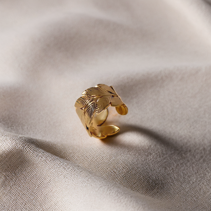 Gold Leaf Ring