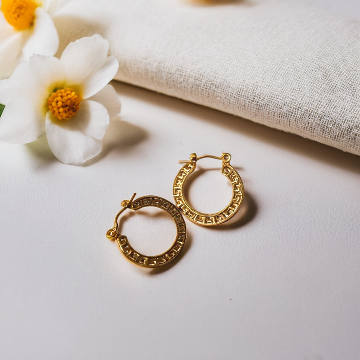 Grecian Gold Earrings