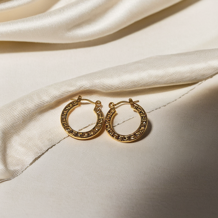 Grecian Gold Earrings