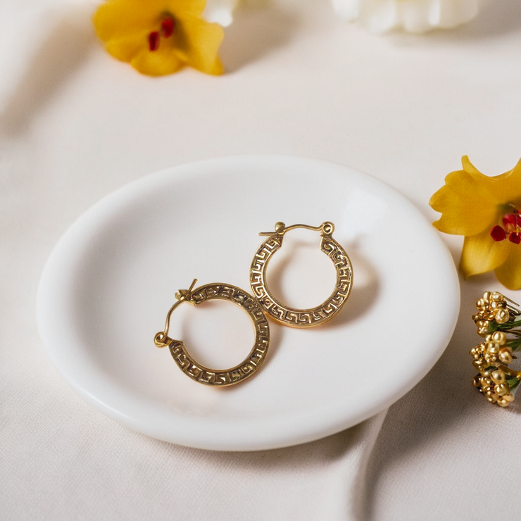 Grecian Gold Earrings