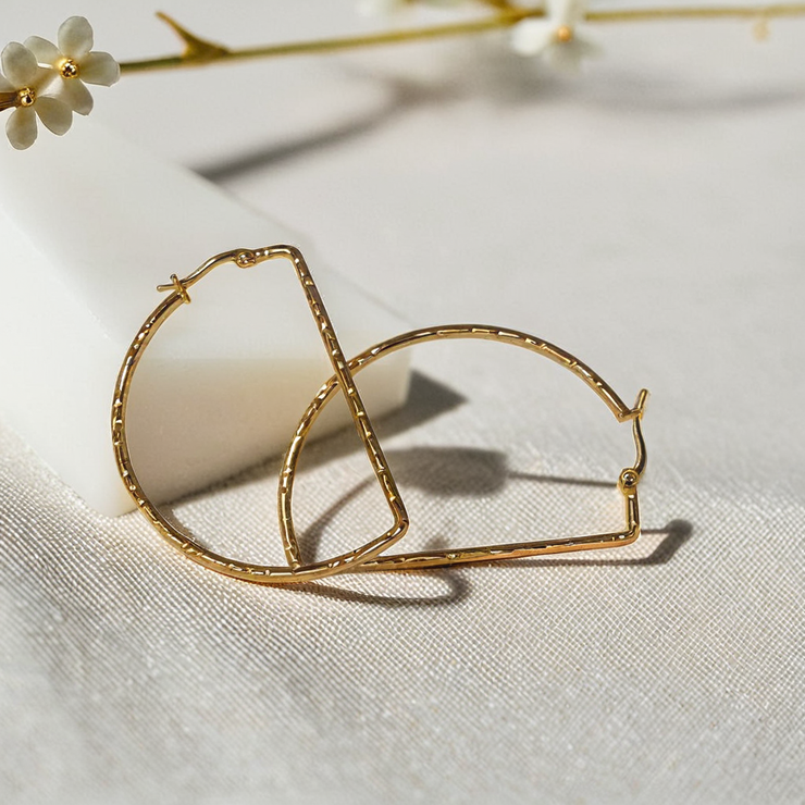 Hailey D Drop Earrings