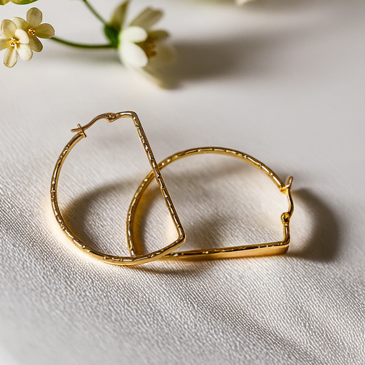 Hailey D Drop Earrings