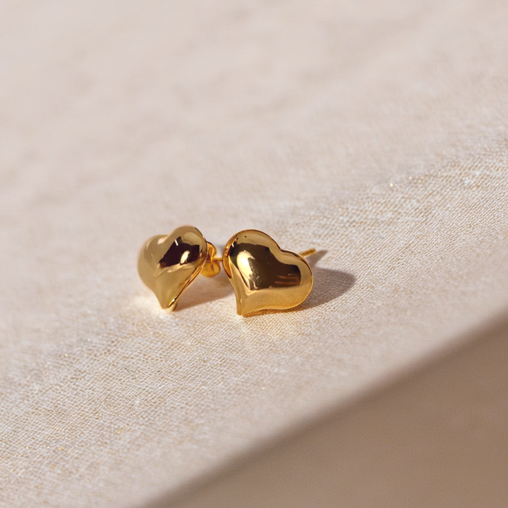 Heart Stud Earrings