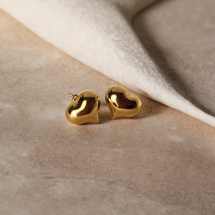 Heart Stud Earrings