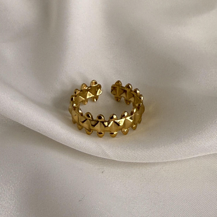 Spike Gold Ring