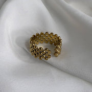 Gold Beads Ring