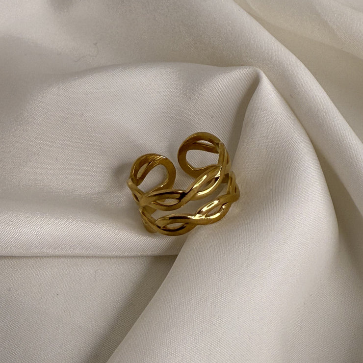 Braided Gold Ring