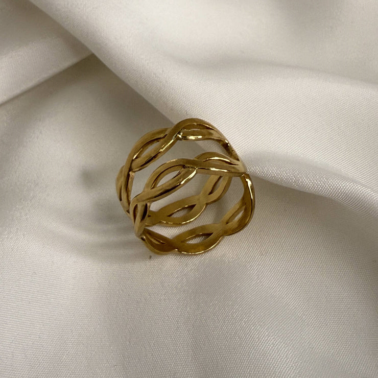Braided Gold Ring