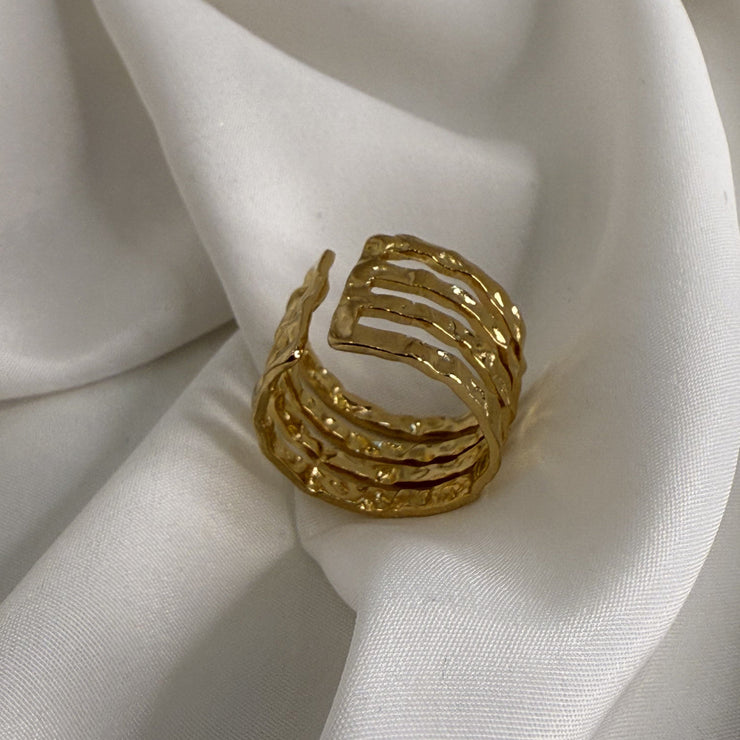 Zuri Cuff Gold Ring