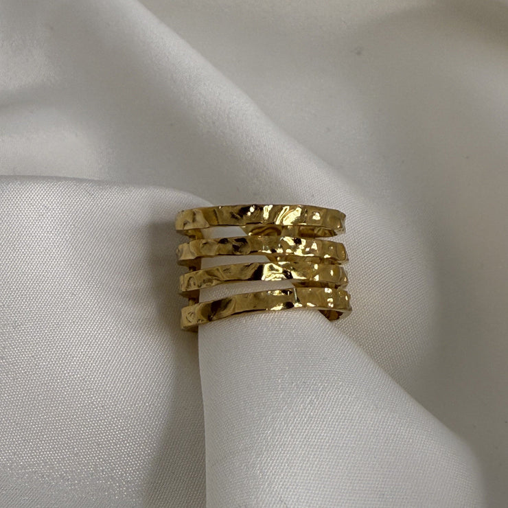 Zuri Cuff Gold Ring