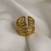 Zuri Cuff Gold Ring