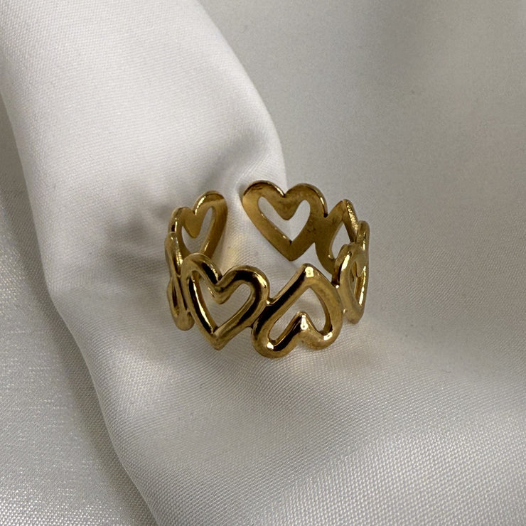Gold Heart Ring