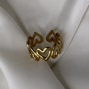 Gold Heart Ring