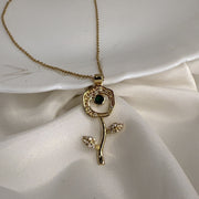 Golden Flower Necklace