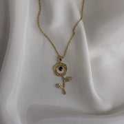 Golden Flower Necklace