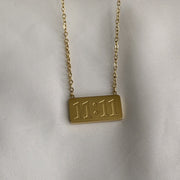 11:11 Lucky Charm Necklace - Gold