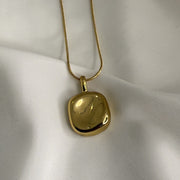 Golden Square Necklace