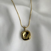 Golden Square Necklace