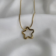 Gold Star Necklace