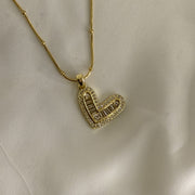 Fleur Heart Necklace