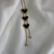 Black Heart Necklace