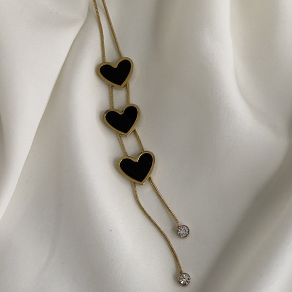 Black Heart Necklace