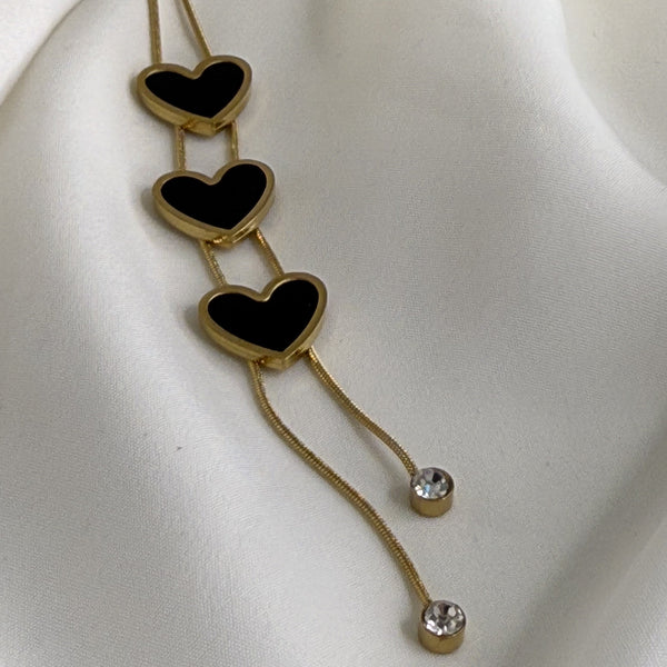 Black Heart Necklace