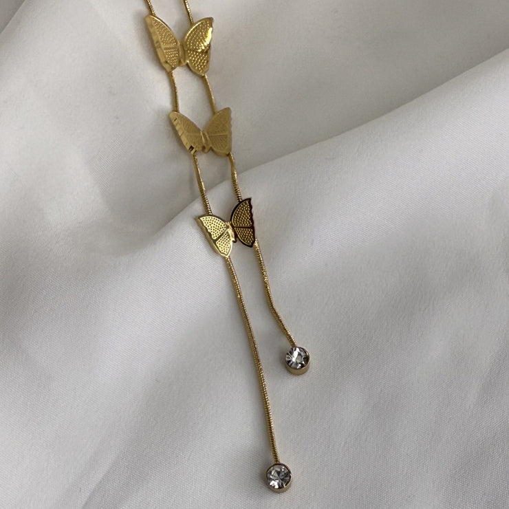 Golden Butterfly Necklace