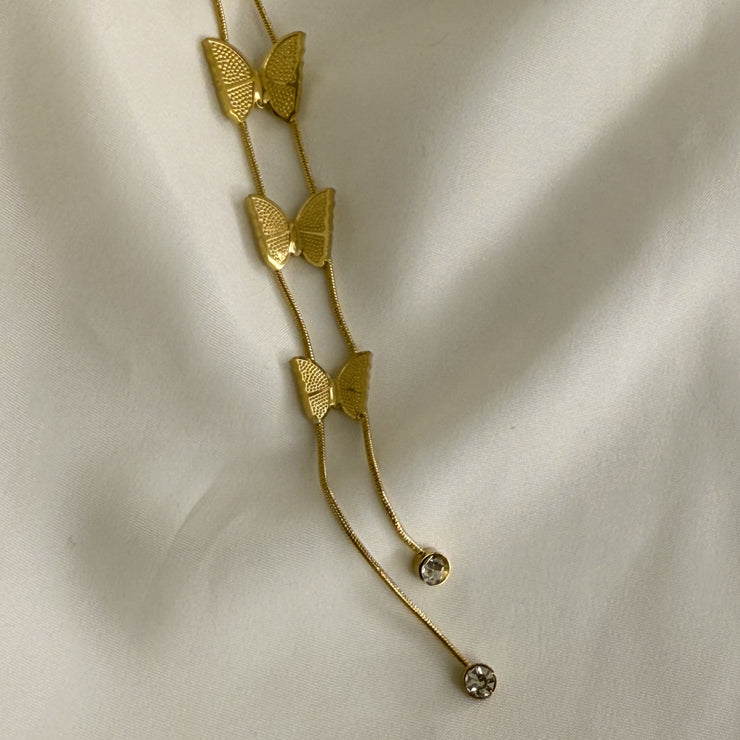 Golden Butterfly Necklace