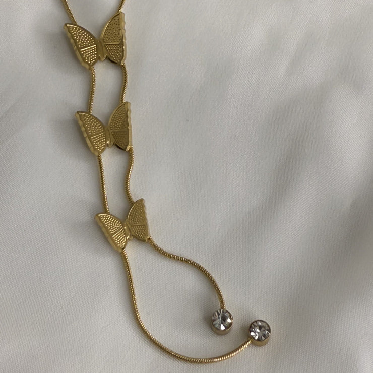 Golden Butterfly Necklace