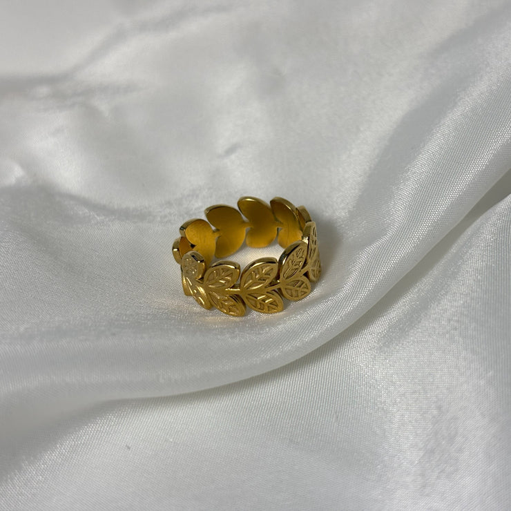 Yasmin Leaf Ring