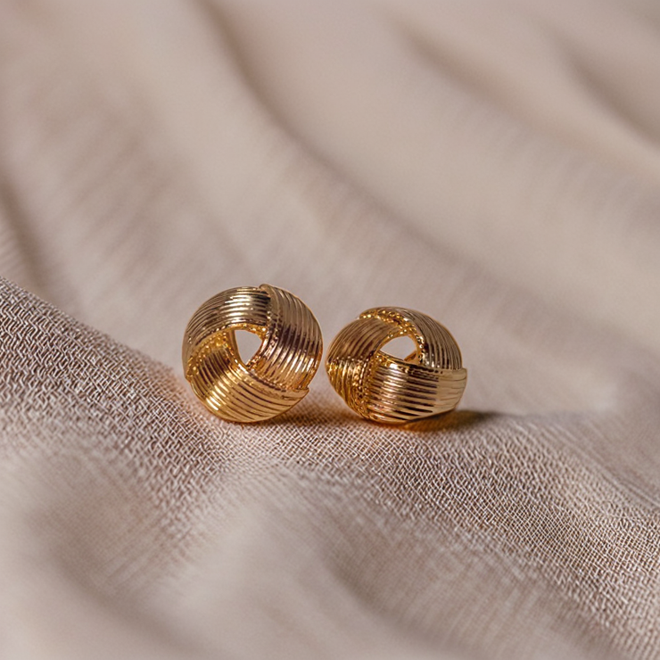 Knot Stud Earrings
