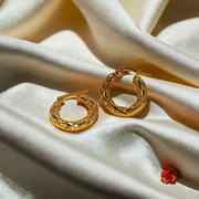 Twist Rope Hoop Earrings