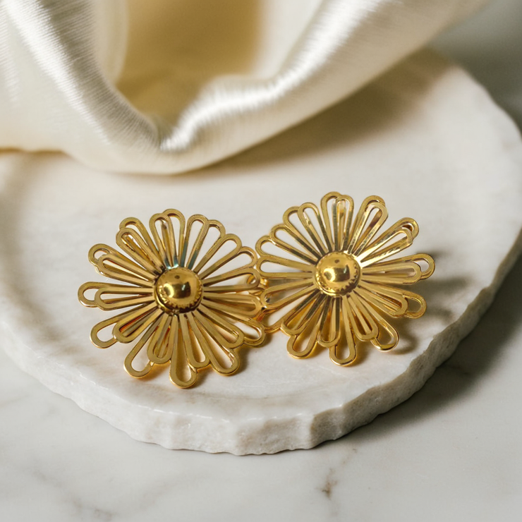 Floral Stud Earrings