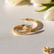 Cartier Love Hoop Earrings - Rose Gold