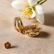 Tripple Hoop Earrings