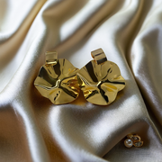 Asymmetric Flower Earrings