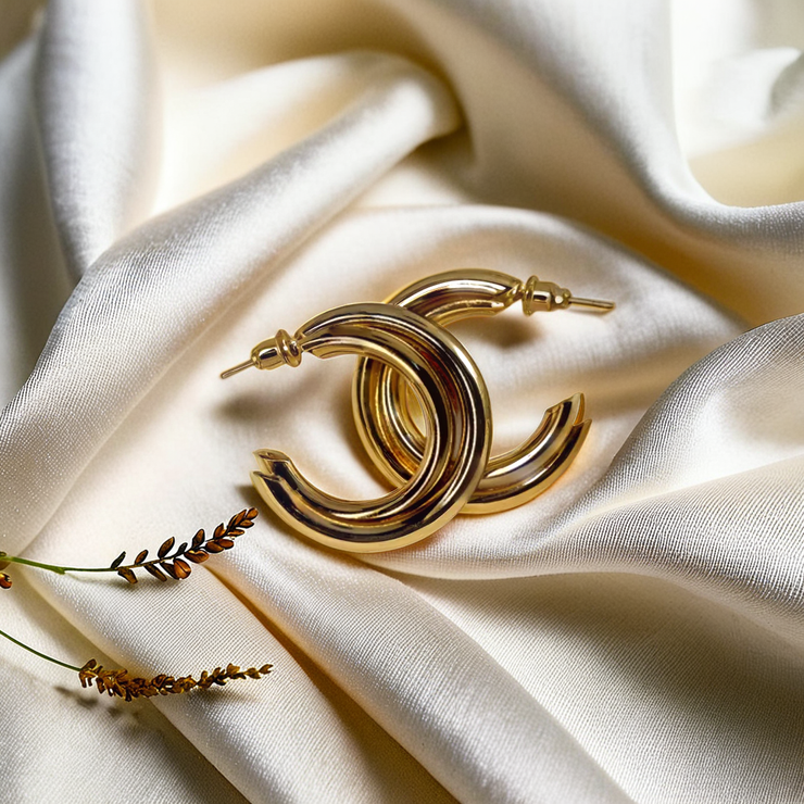 Chrissie Double Hoop Earrings