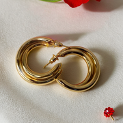 Chrissie Double Hoop Earrings