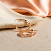 Cartier Love Hoop Earrings - Rose Gold